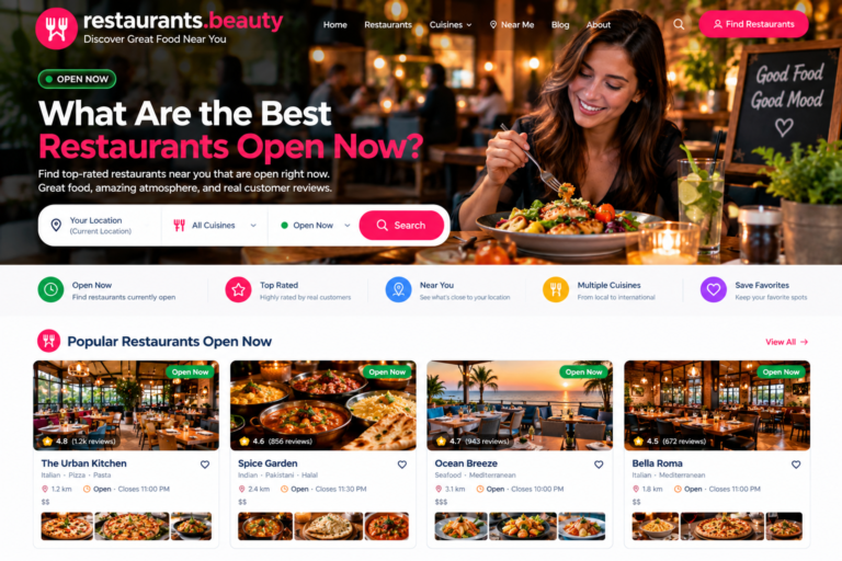 What are the best restaurants open now?